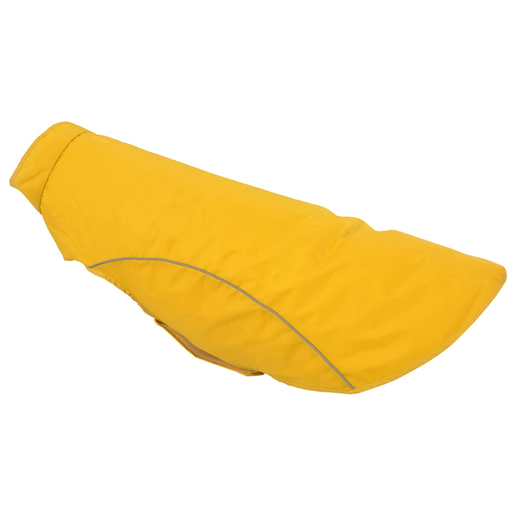 Capa de chuva para cães com tiras reflectoras amarelo 4XL
