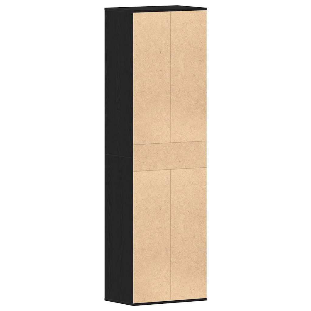 Sapateira 54x34x183 cm derivados de madeira carvalho preto