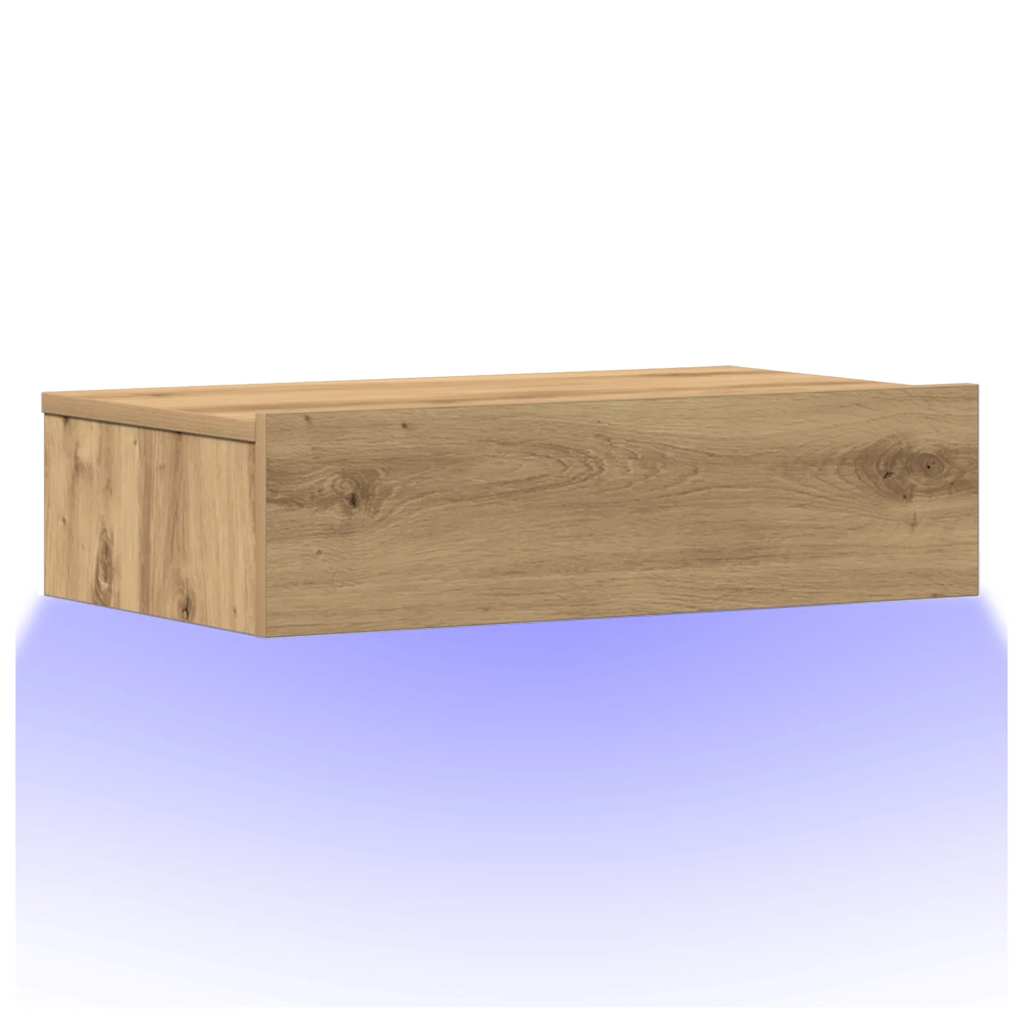Mesa de cabeceira em carvalho artesanal 60x35 cm