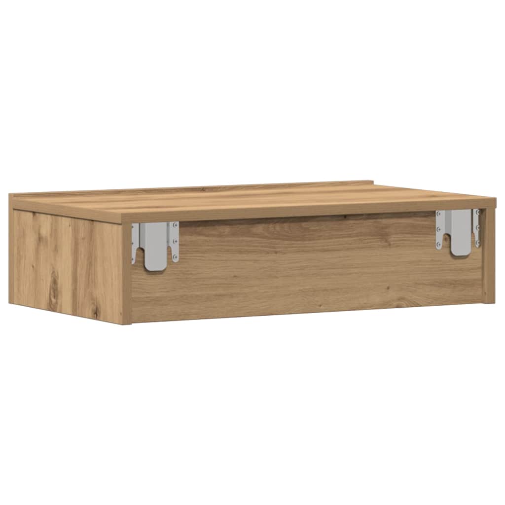 Mesa de cabeceira em carvalho artesanal 60x35 cm