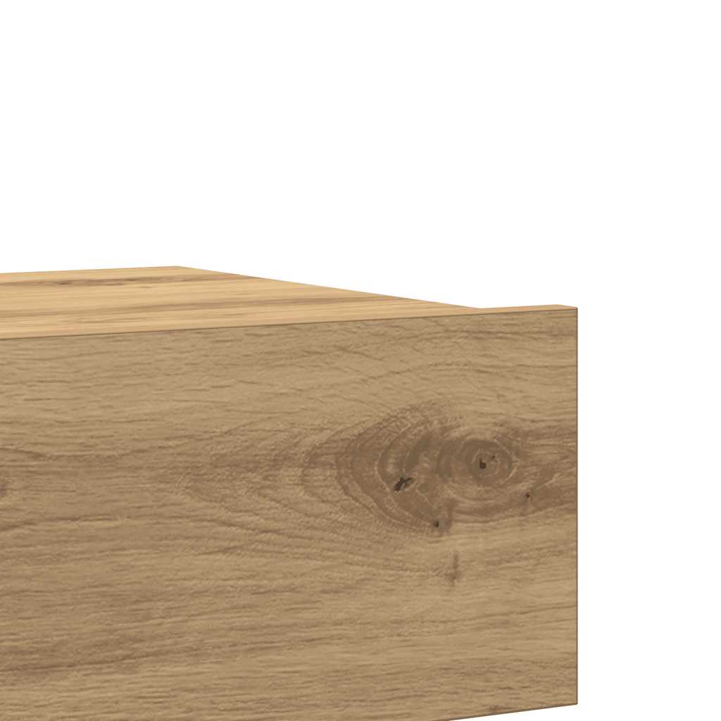 Mesa de cabeceira em carvalho artesanal 60x35 cm