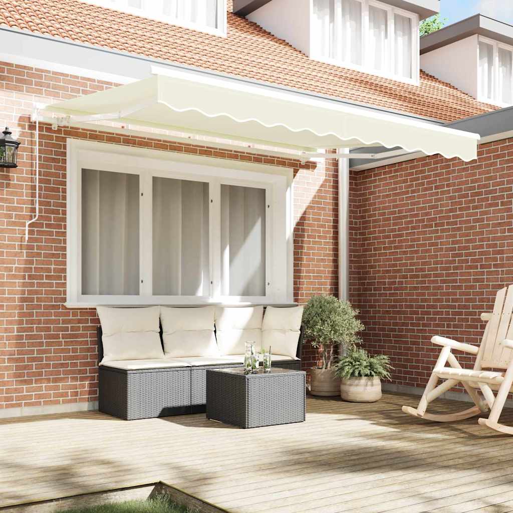 Tecido de substituição para toldo Creme 350 x 200 cm lona