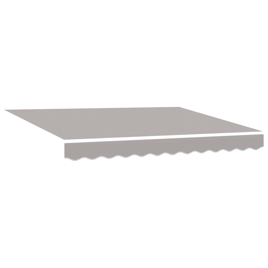 Tecido de substituição para toldo Cinzento-claro 300 x 250 cm
