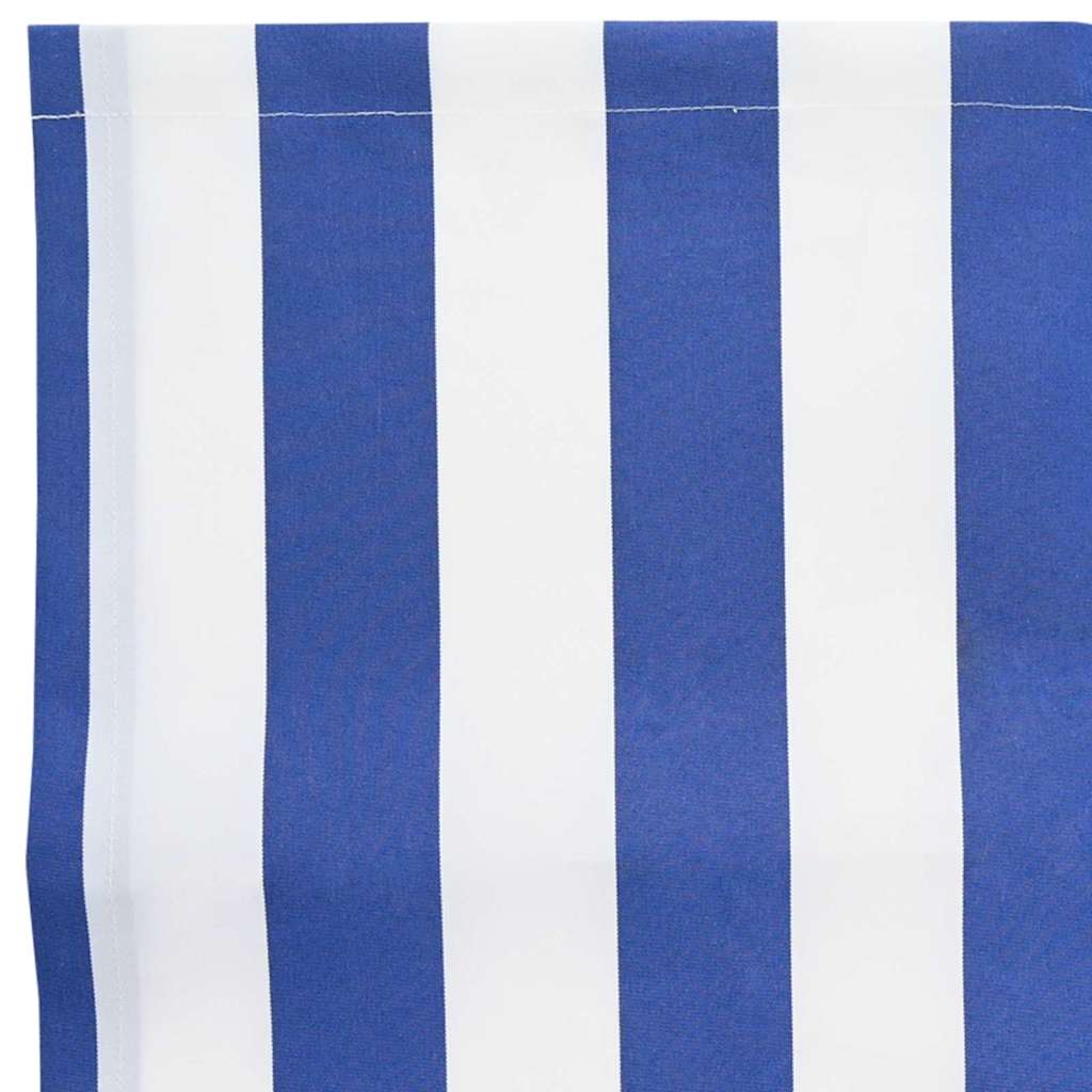 Tecido de substituição para toldo Azul e branco 10 x 1.6 m