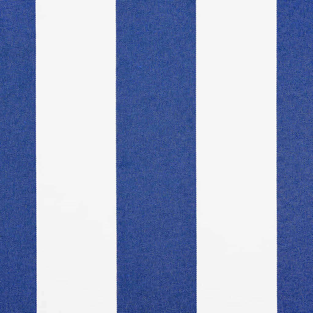 Tecido de substituição para toldo Azul e branco 10 x 1.6 m