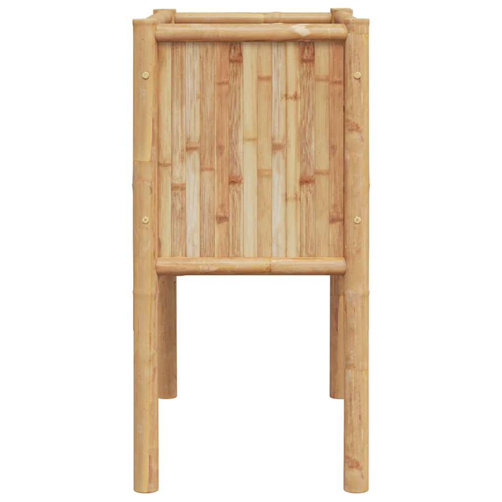 Canteiro de jardim elevado Castanho 70 x 35 x 70 cm Bambu