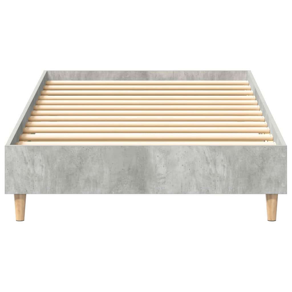 Estrutura da Cama Cinzento cimento 90 x 200 cm