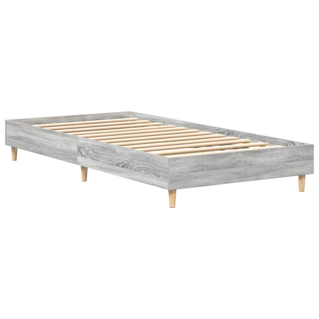 Estrutura da Cama Sonoma cinzento 90 x 200 cm