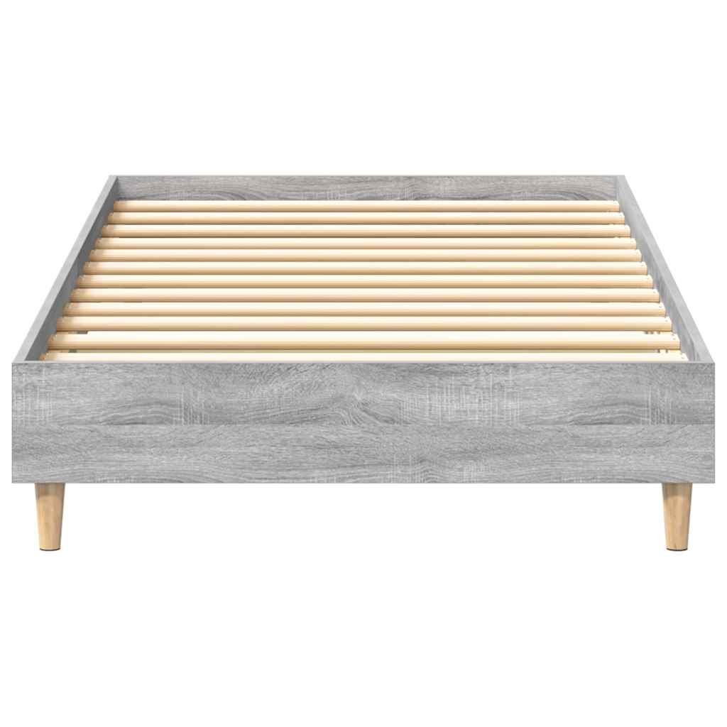 Estrutura da Cama Sonoma cinzento 90 x 200 cm