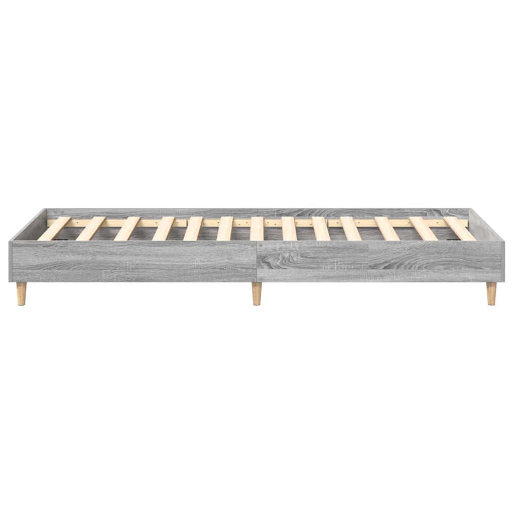 Estrutura da Cama Sonoma cinzento 90 x 200 cm