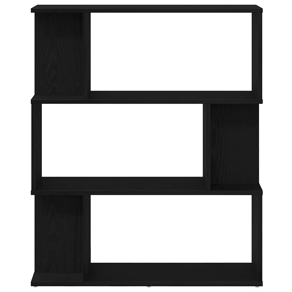 Estante 80x24x96 cm derivados de madeira carvalho preto