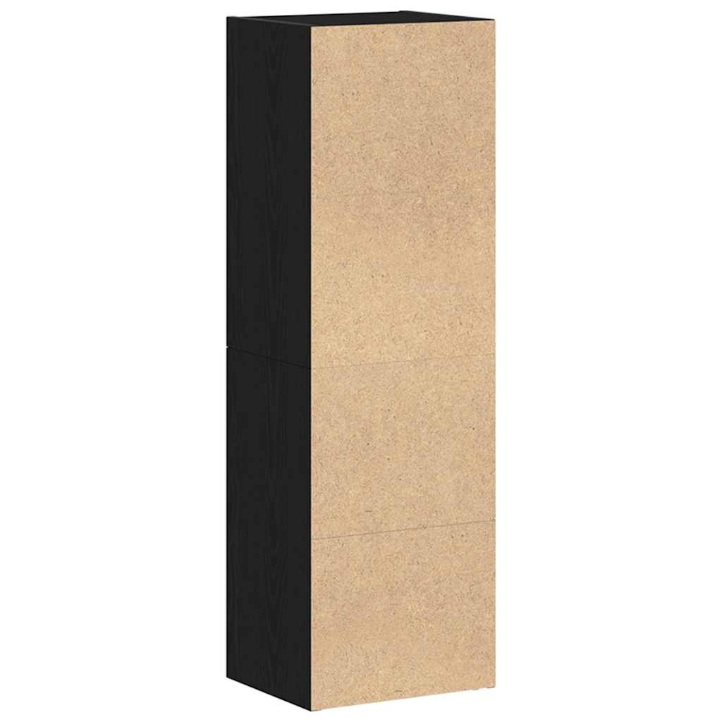 Estante 36x30x114 cm derivados de madeira carvalho preto