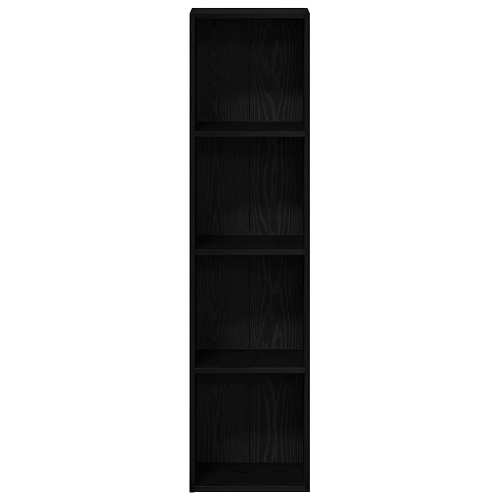 Estante 36x30x143 cm derivados de madeira carvalho preto