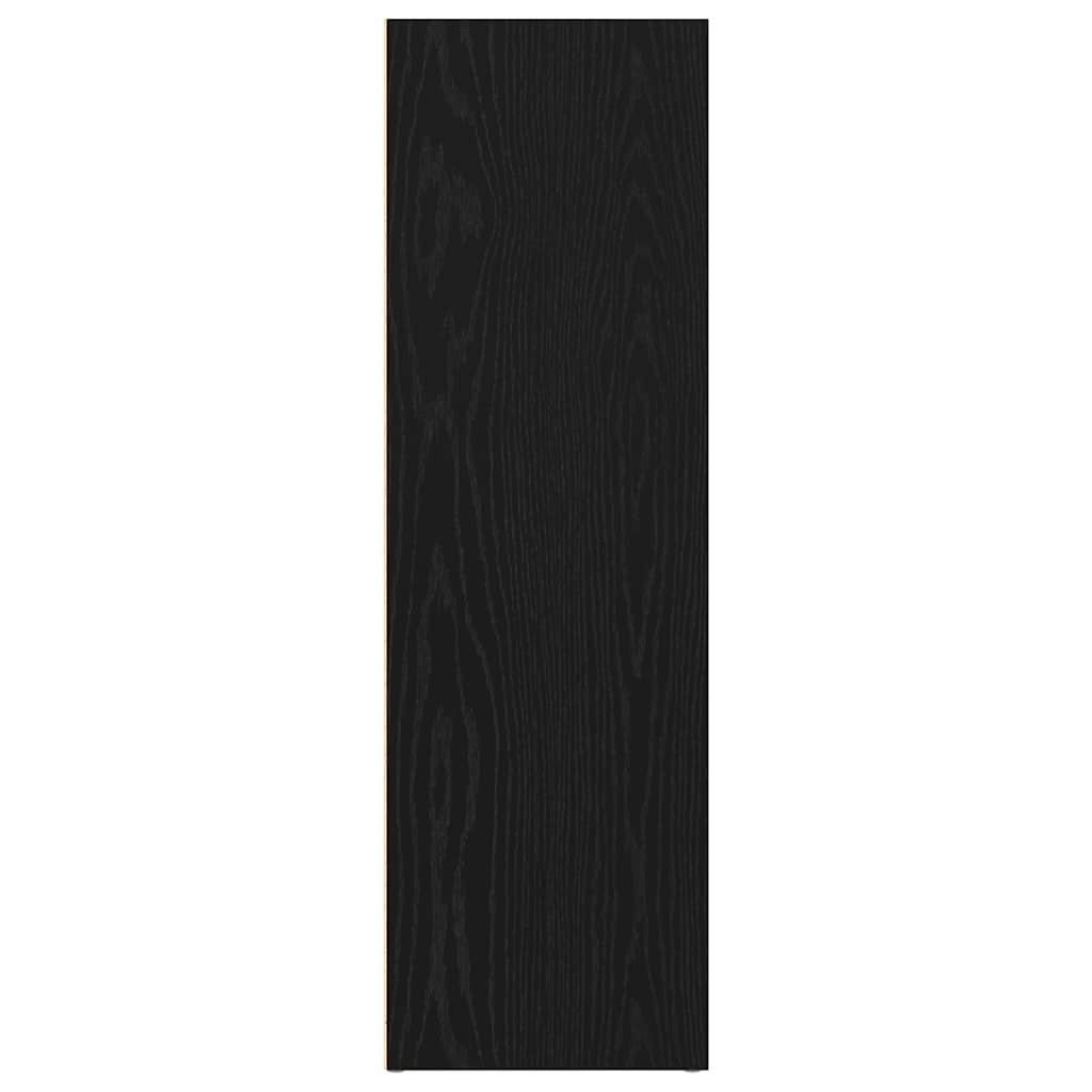 Estante 66x30x98cm derivados madeira carvalho preto