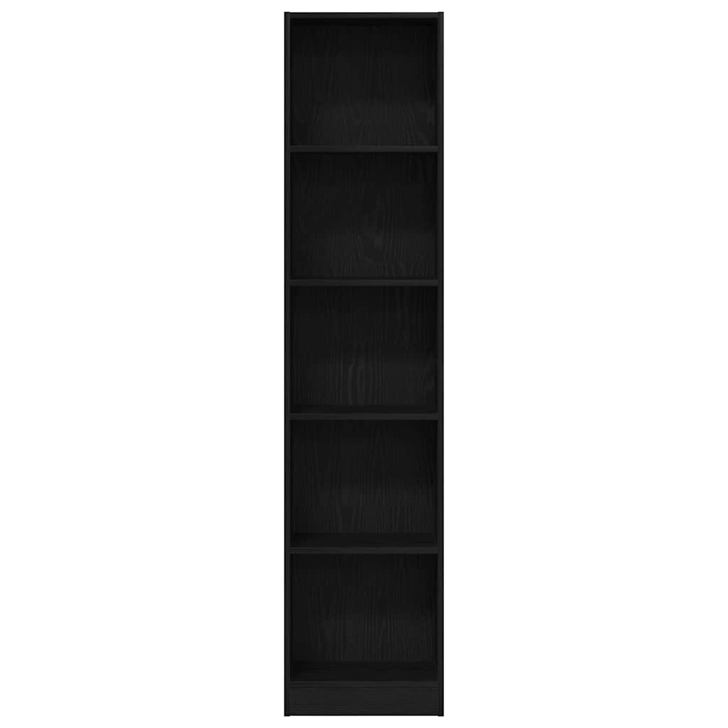 Estante 40x24x176 cm derivados de madeira carvalho preto