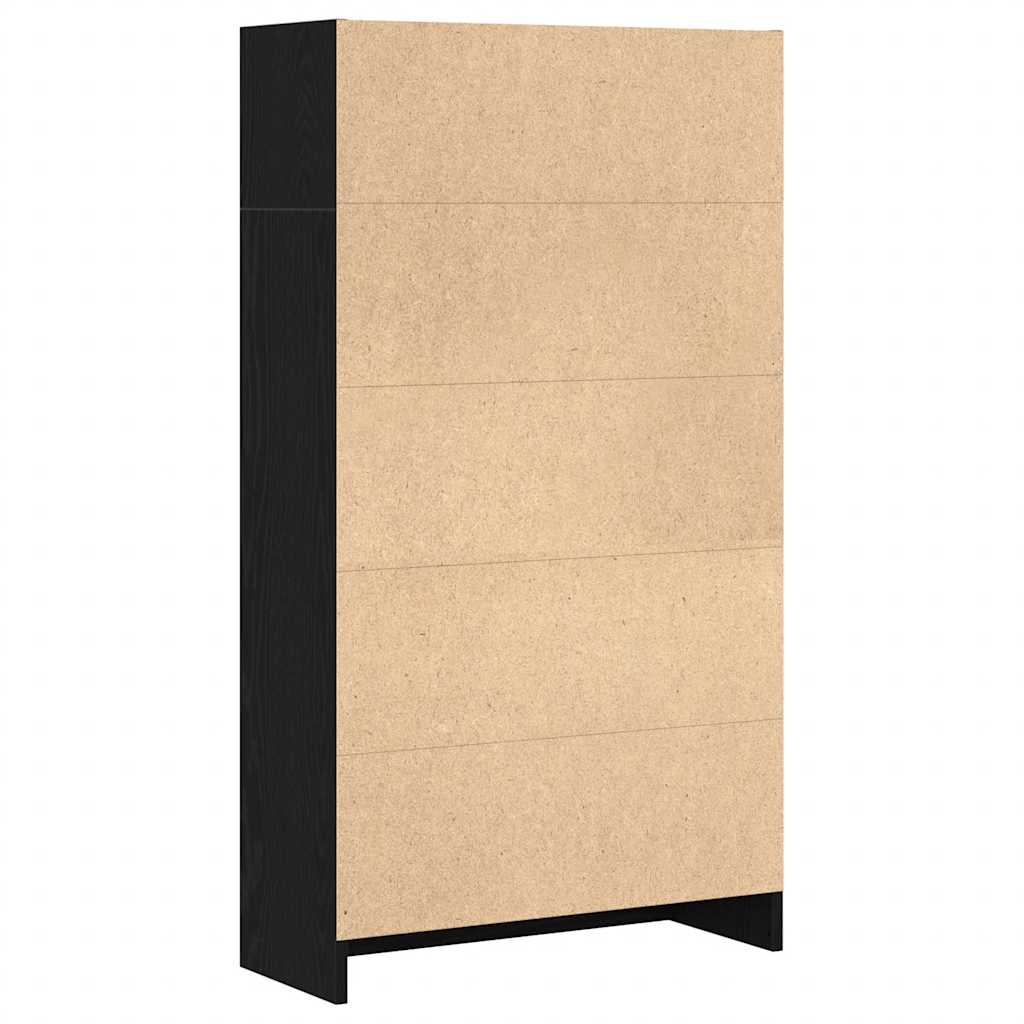 Estante 60x24x109 cm derivados de madeira carvalho preto