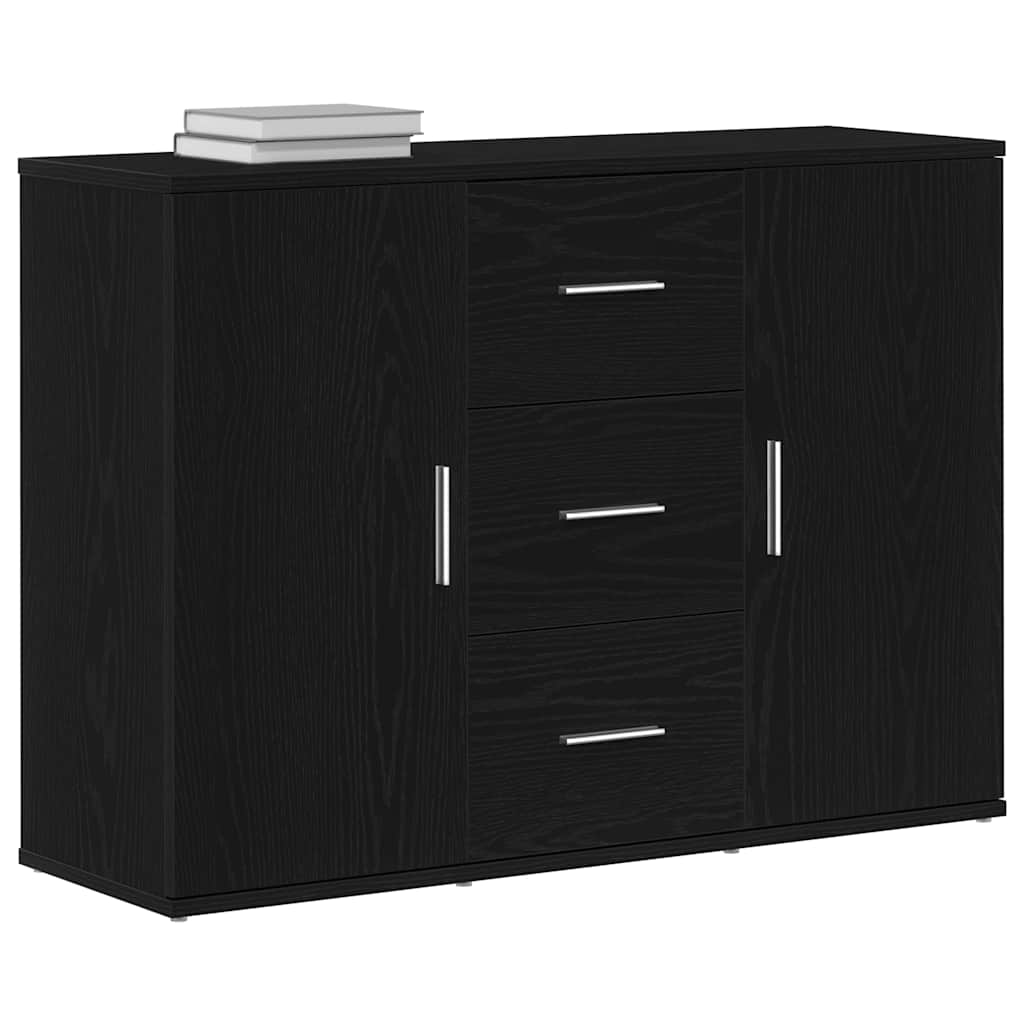 Aparador 91x29,5x65 cm derivados de madeira carvalho preto