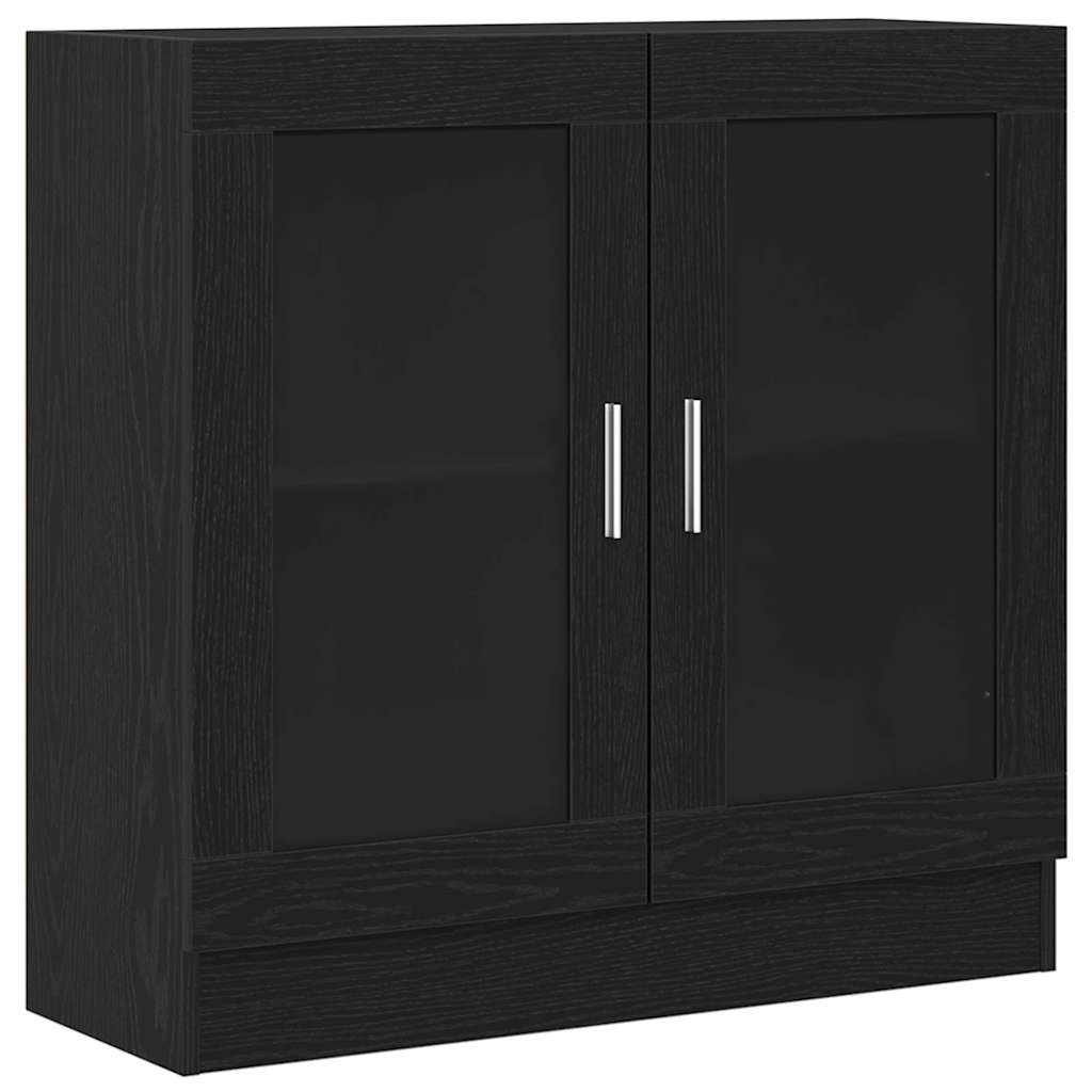 Gabinete de Livros Carvalho preto 82.5 x 30.5 x 80 cm