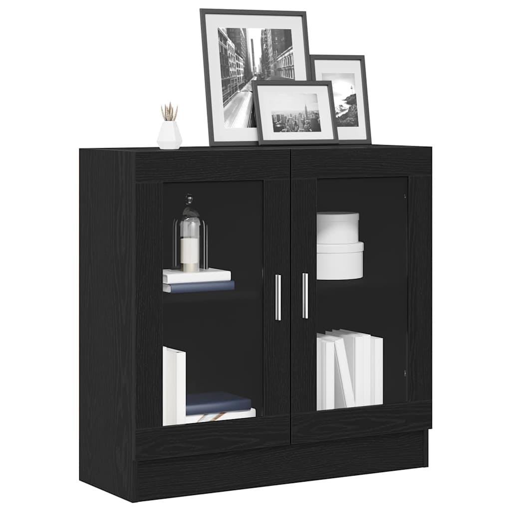 Gabinete de Livros Carvalho preto 82.5 x 30.5 x 80 cm