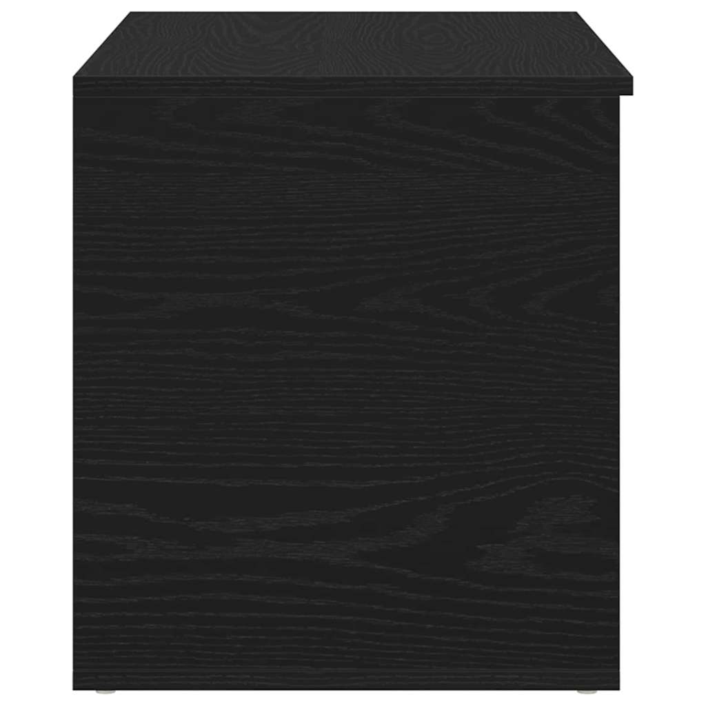 Caixa de Armazenamento Carvalho preto 84 x 42 x 46 cm