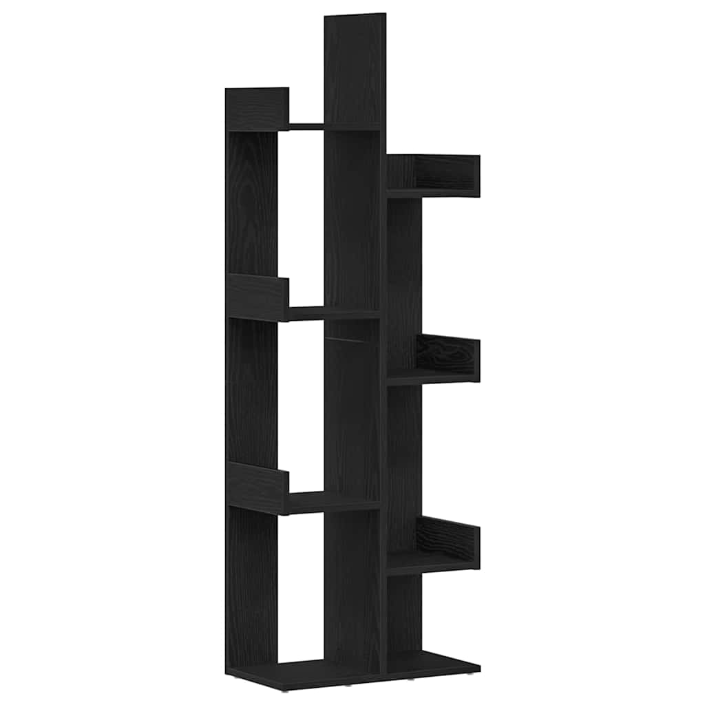 Estante Carvalho preto 48 x 25.5 x 140 cm Madeira processada