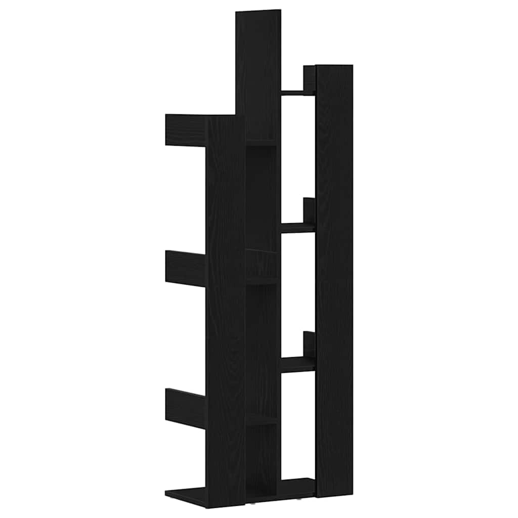 Estante Carvalho preto 48 x 25.5 x 140 cm Madeira processada