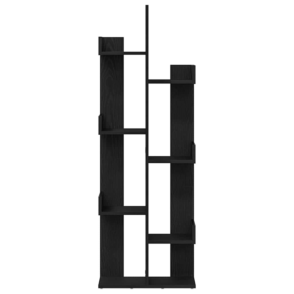 Estante Carvalho preto 48 x 25.5 x 140 cm Madeira processada
