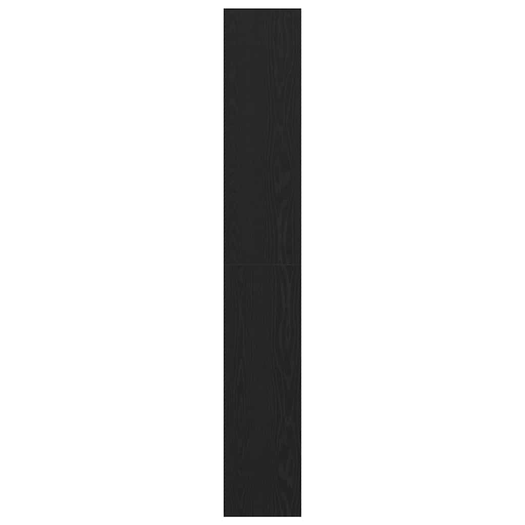Gabinete de Livros Carvalho preto 40 x 30 x 198 cm