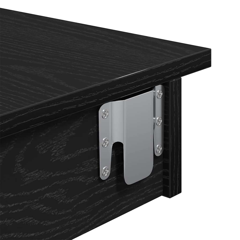 Mesa de Bar de Parede Carvalho preto 102 x 55 x 103.5 cm