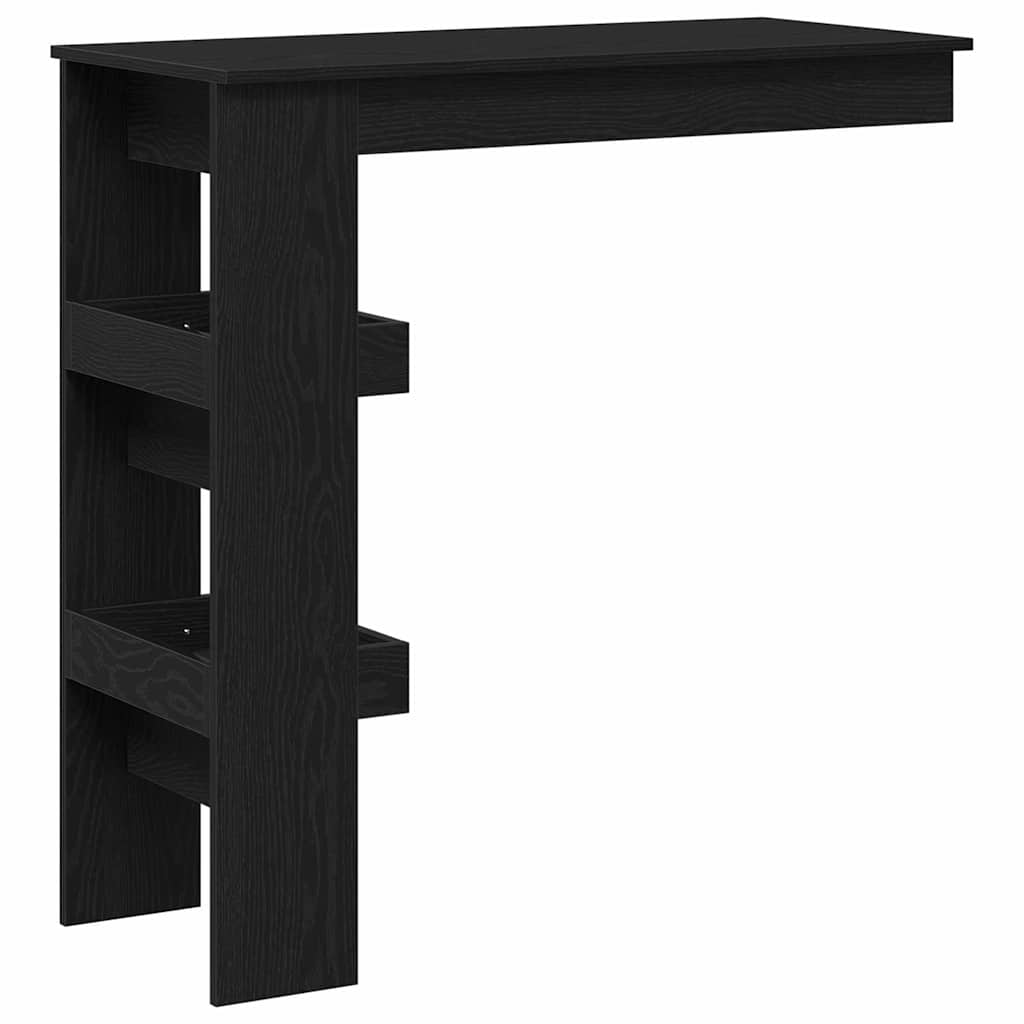 Mesa de Bar de Parede Carvalho preto 102 x 55 x 103.5 cm