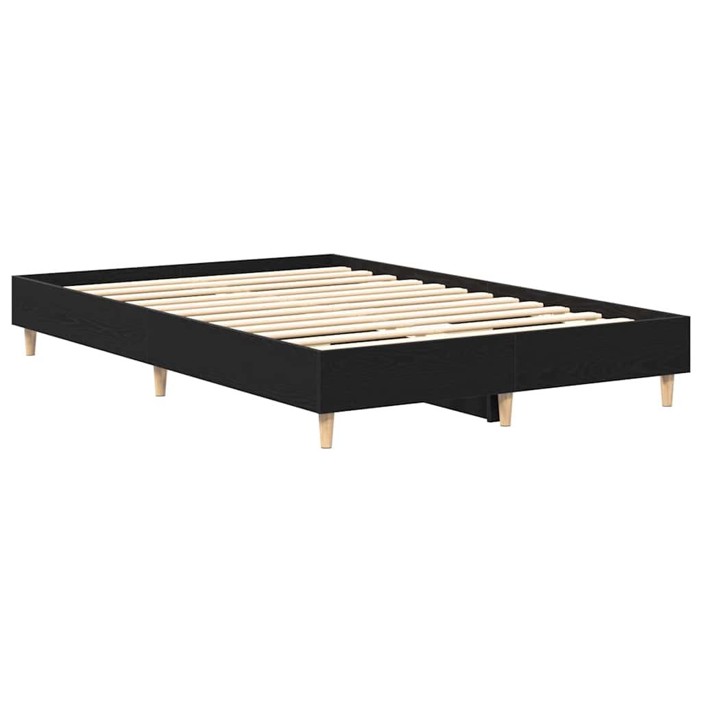 Estrutura da Cama Carvalho preto 120 x 190 cm