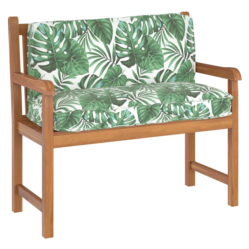 Almofada de palete para encosto Floral Padrão de folhas