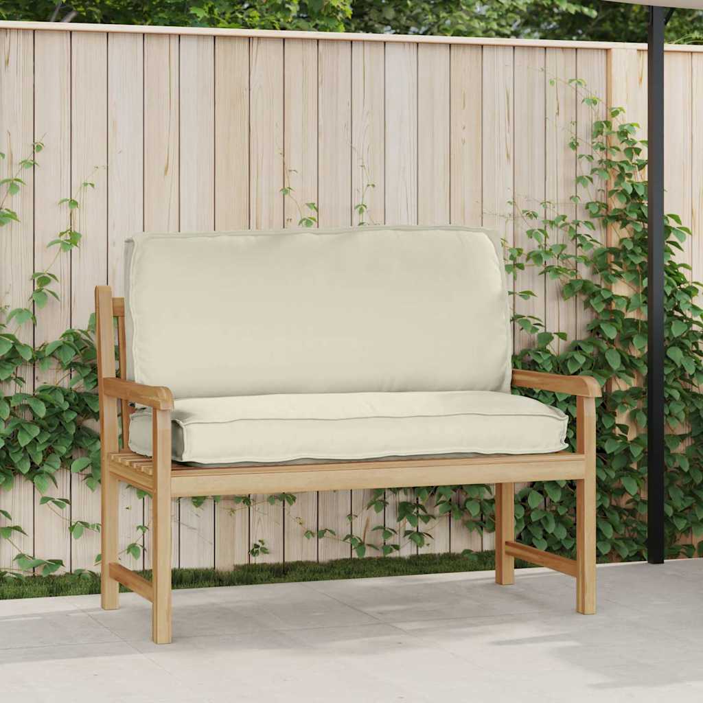Almofada de palete para assento / encosto Creme 120 x 50 x 12 cm