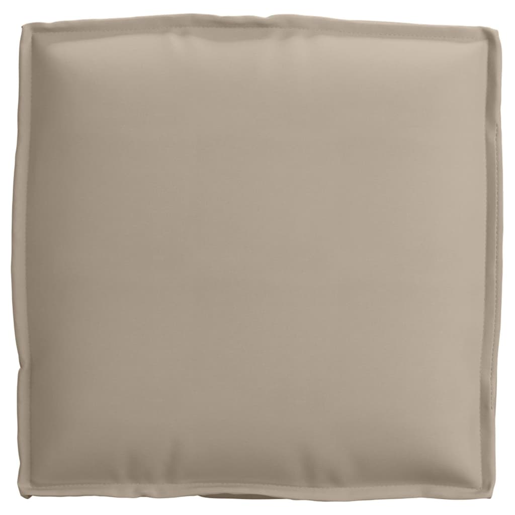 Almofada de palete para assento 4 pcs Cinzento-acastanhado