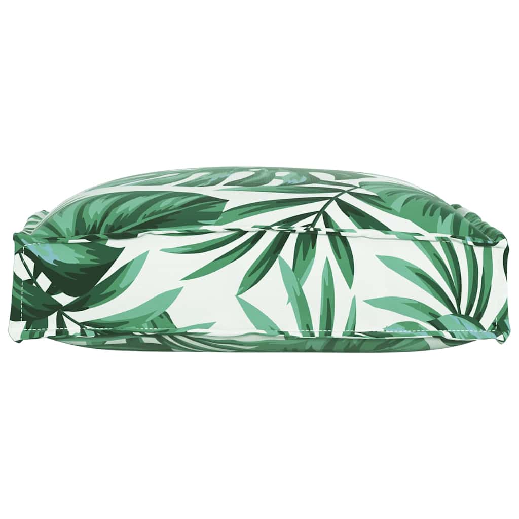 Almofada de palete para assento Floral 4 pcs Padrão de folhas
