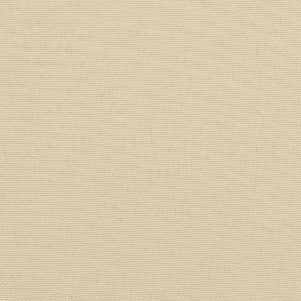 Almofada de palete para assento 6 pcs Bege 40 x 40 x 8 cm