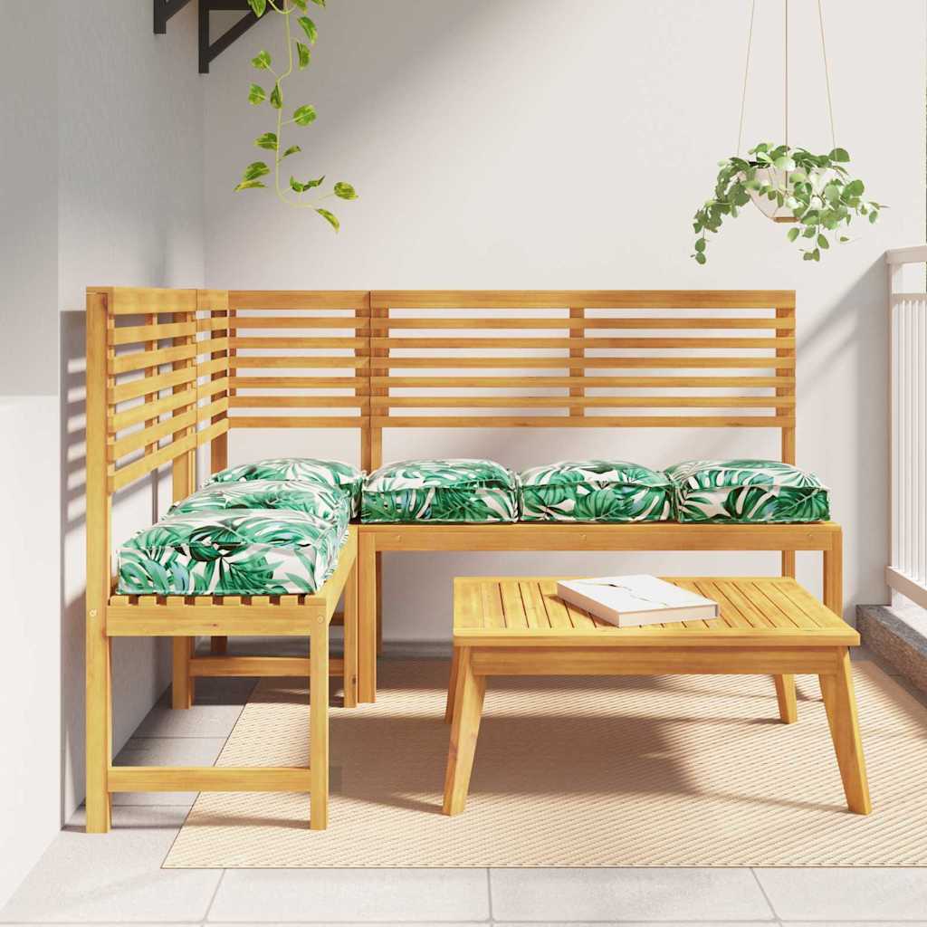 Almofada de palete para assento Floral 6 pcs Padrão de folhas