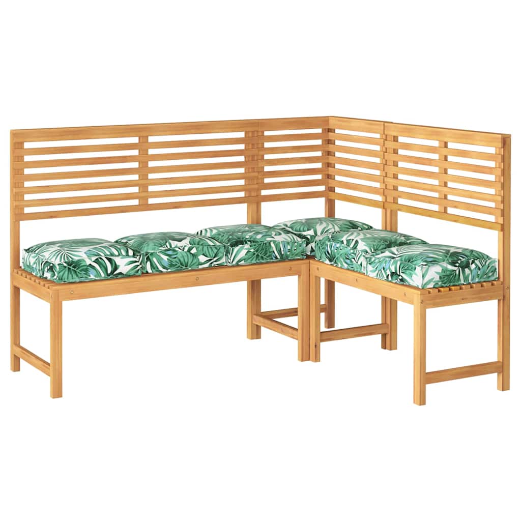 Almofada de palete para assento Floral 6 pcs Padrão de folhas