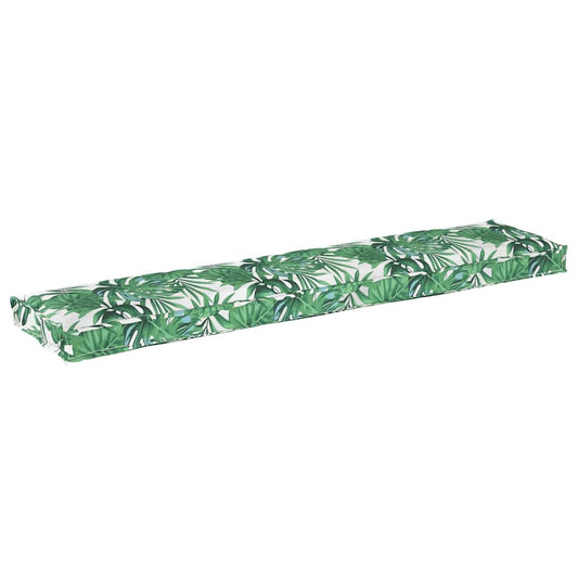 Travesseiro de palete Floral Padrão Folha Verde 180 x 40 x 8 cm