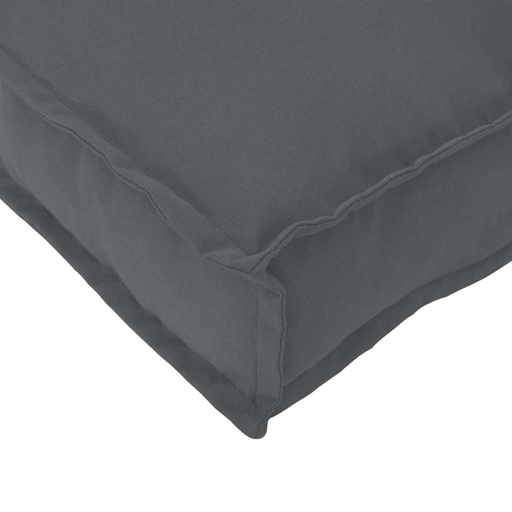 Conjunto de Almofadas para Palete 2 pcs Antracite