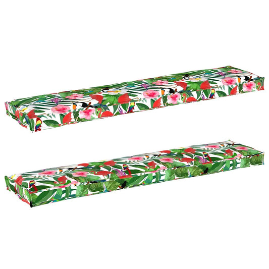 Conjunto de Almofadas para Palete Floral 2 pcs Selva Tropical