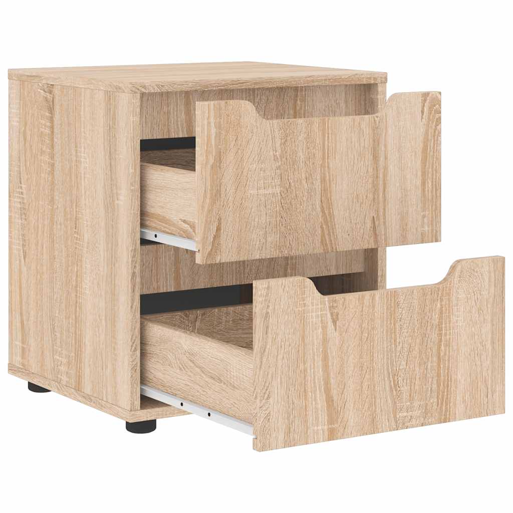 Mesa de cabeceira VISNES carvalho sonoma 45x40x50cm