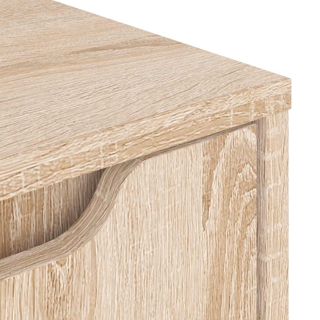 Mesa de cabeceira VISNES carvalho sonoma 45x40x50cm