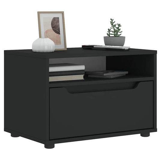 Móvel TV VISNES derivados de madeira preto