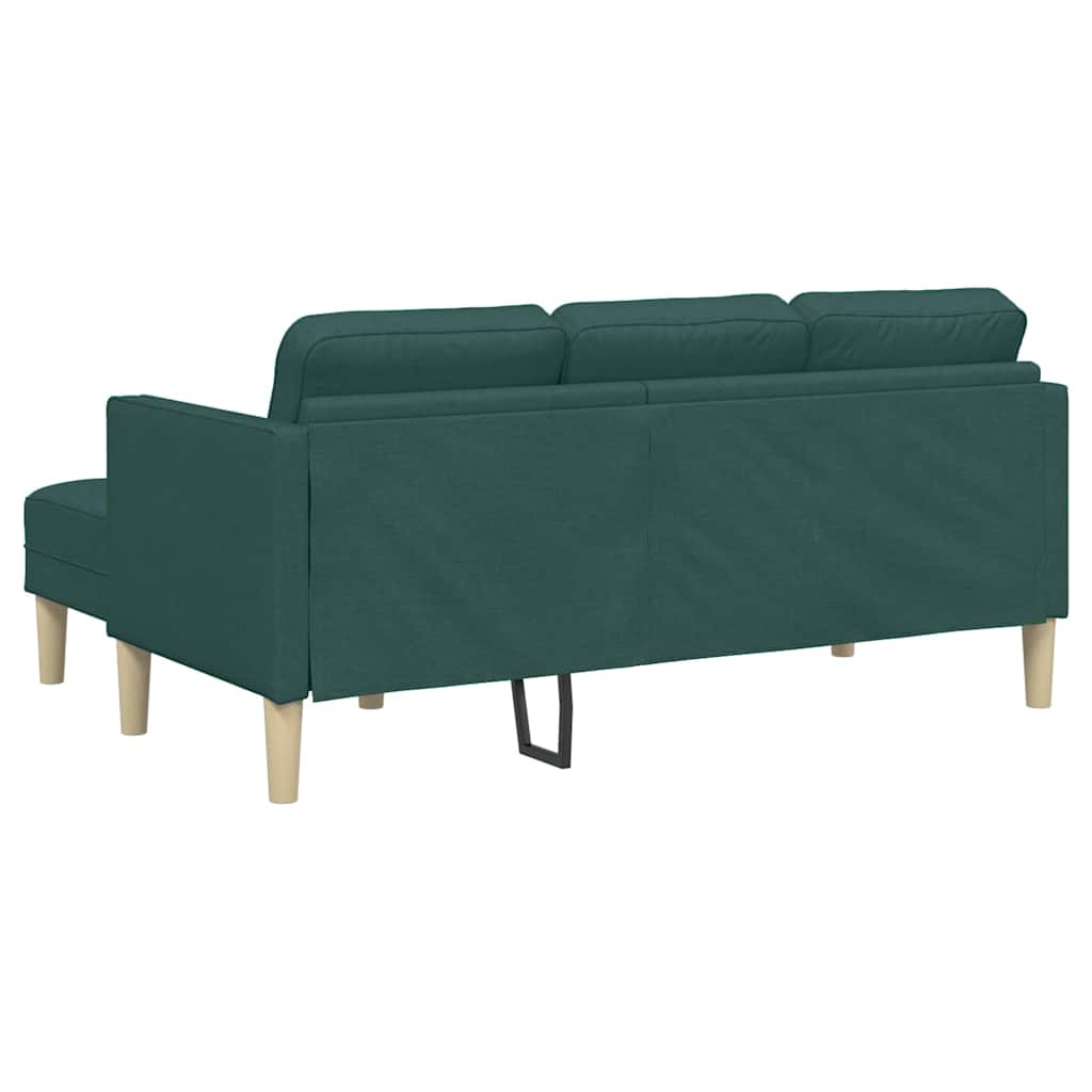 Conjunto de Sofás Verde Escuro 173 x 131 x 67 cm tecido