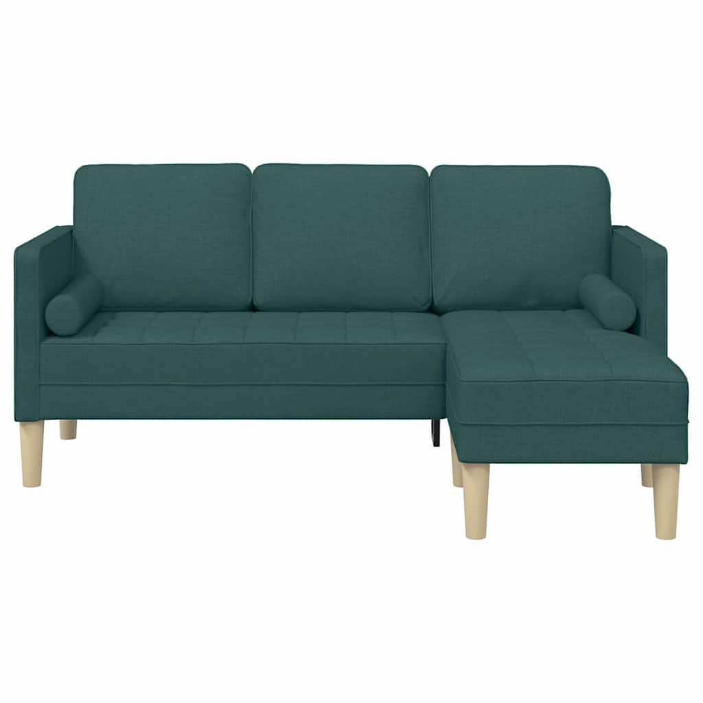 Conjunto de Sofás Verde Escuro 173 x 131 x 67 cm tecido