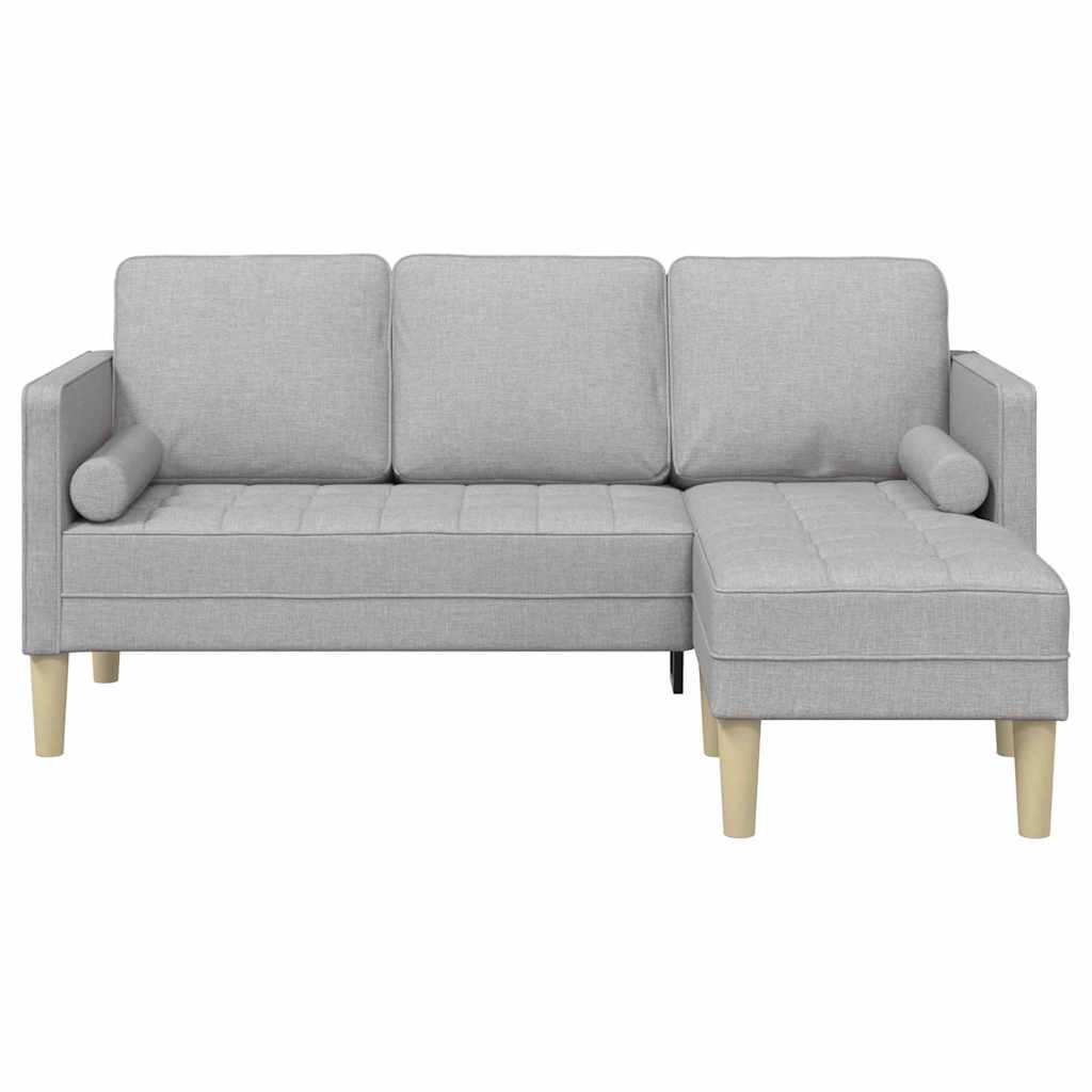 Conjunto de Sofás Cinza Nuvem 173 x 131 x 67 cm tecido