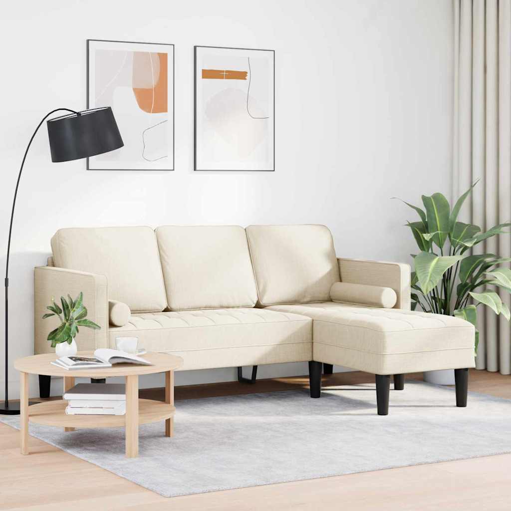 Conjunto de Sofás Linho 173 x 131 x 67 cm tecido
