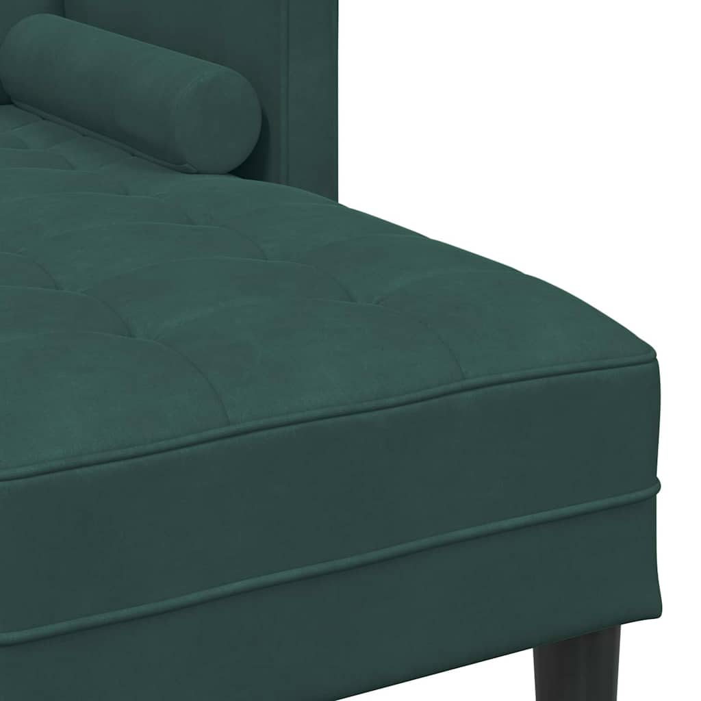 Conjunto de Sofás Verde Escuro 173 x 131 x 67 cm Veludo