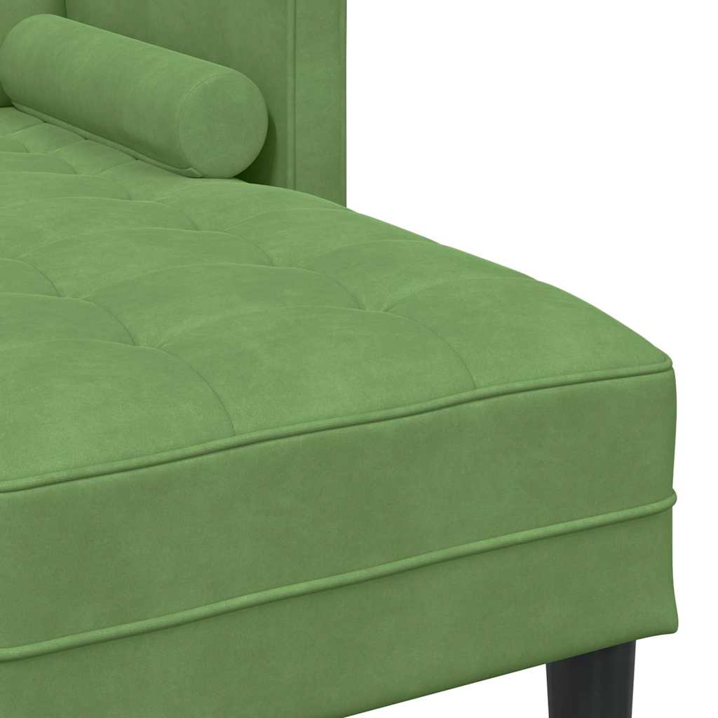 Conjunto de Sofás Verde claro 173 x 131 x 67 cm Veludo